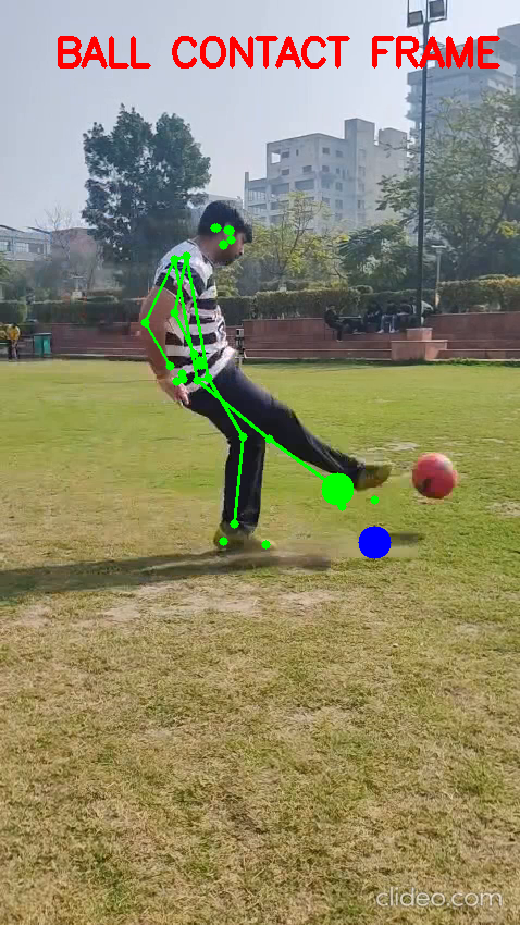 Realtime Football Curve Shot Posture Assessment Using Markerless Pose Estimation
