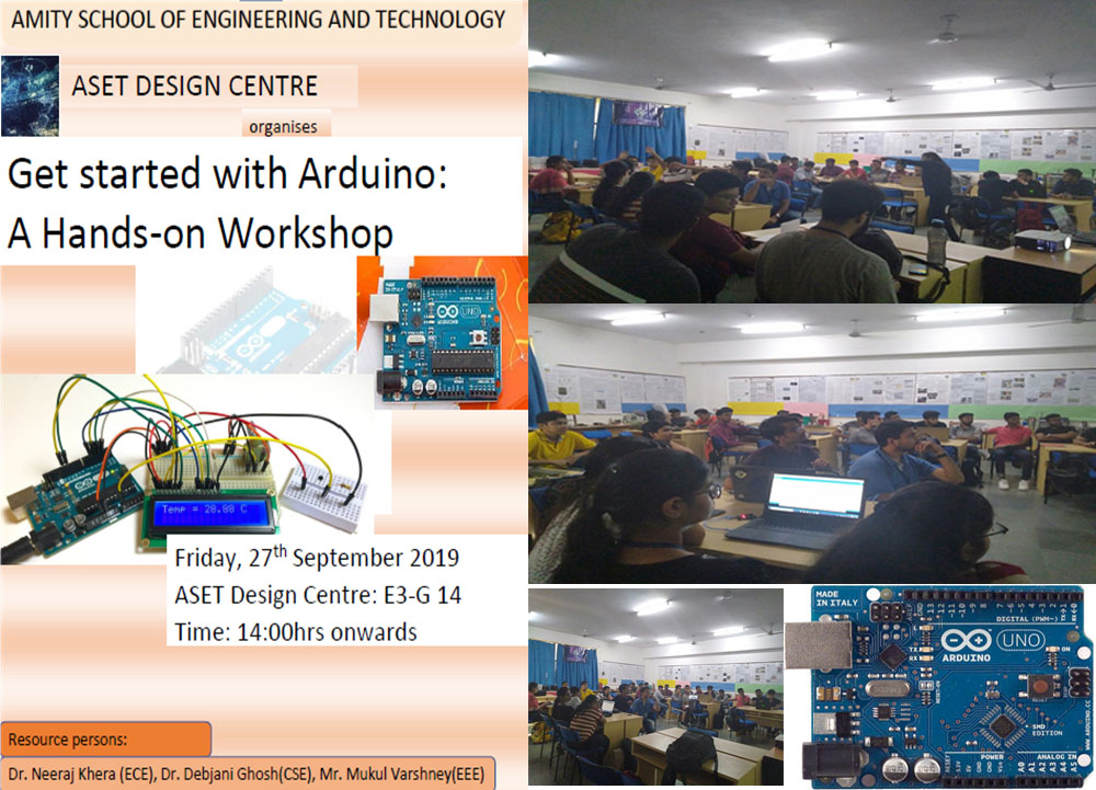 Organized workshop on “ Getting started with Arduino: A Hands on Workshop”