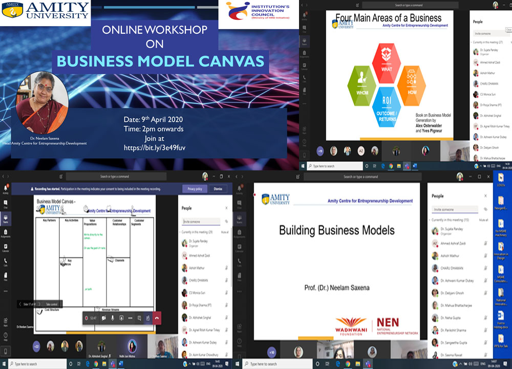 Online Workshop on Business Model Canvas
