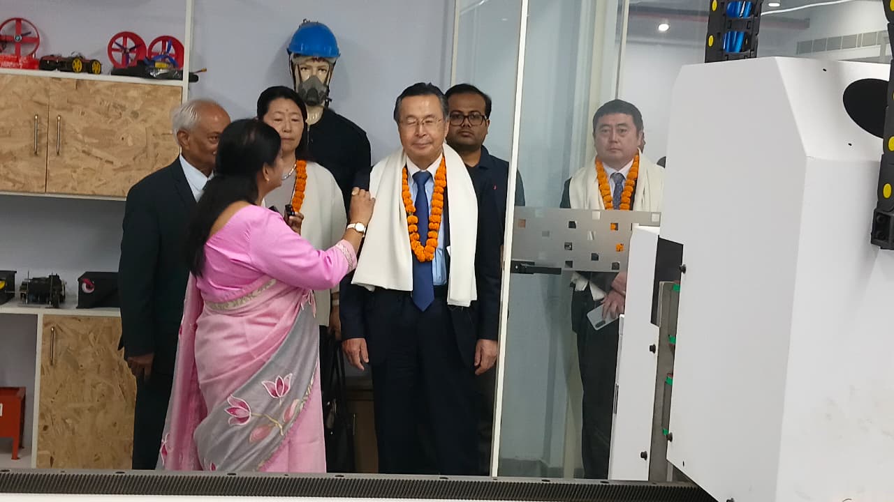 Japanese Delegation from JETRO Visits Amity Innovation Design Centre (AIDC)