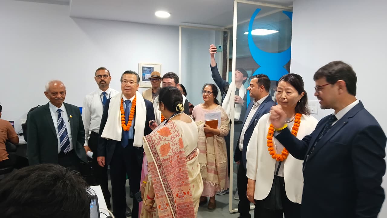 Japanese Delegation from JETRO Visits Amity Innovation Design Centre (AIDC)