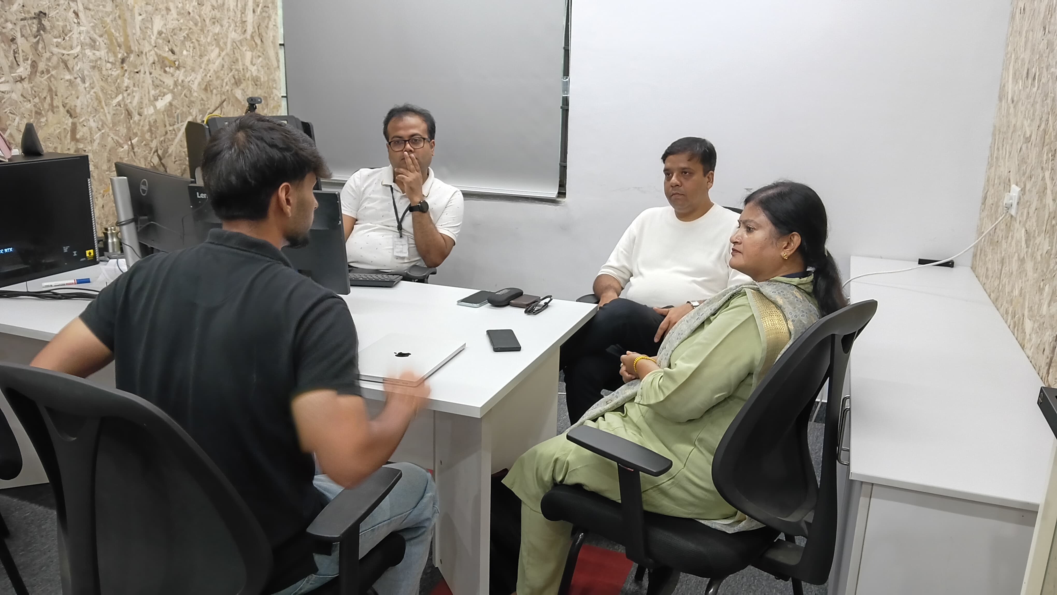 Session on Startup Funding by Gautaam Jhha at Amity Innovation Design Centre (AIDC)