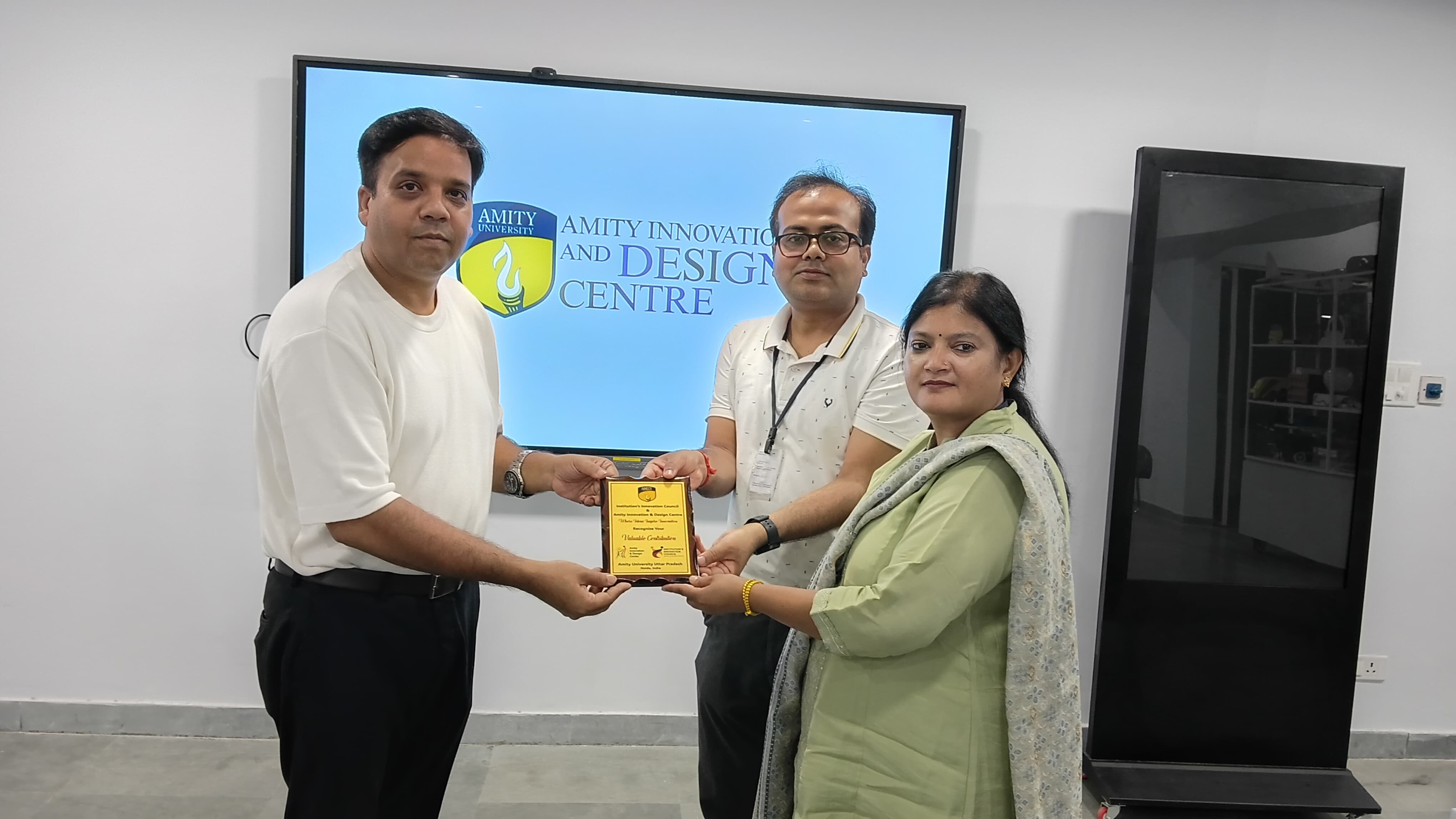 Session on Startup Funding by Gautaam Jhha at Amity Innovation Design Centre (AIDC)