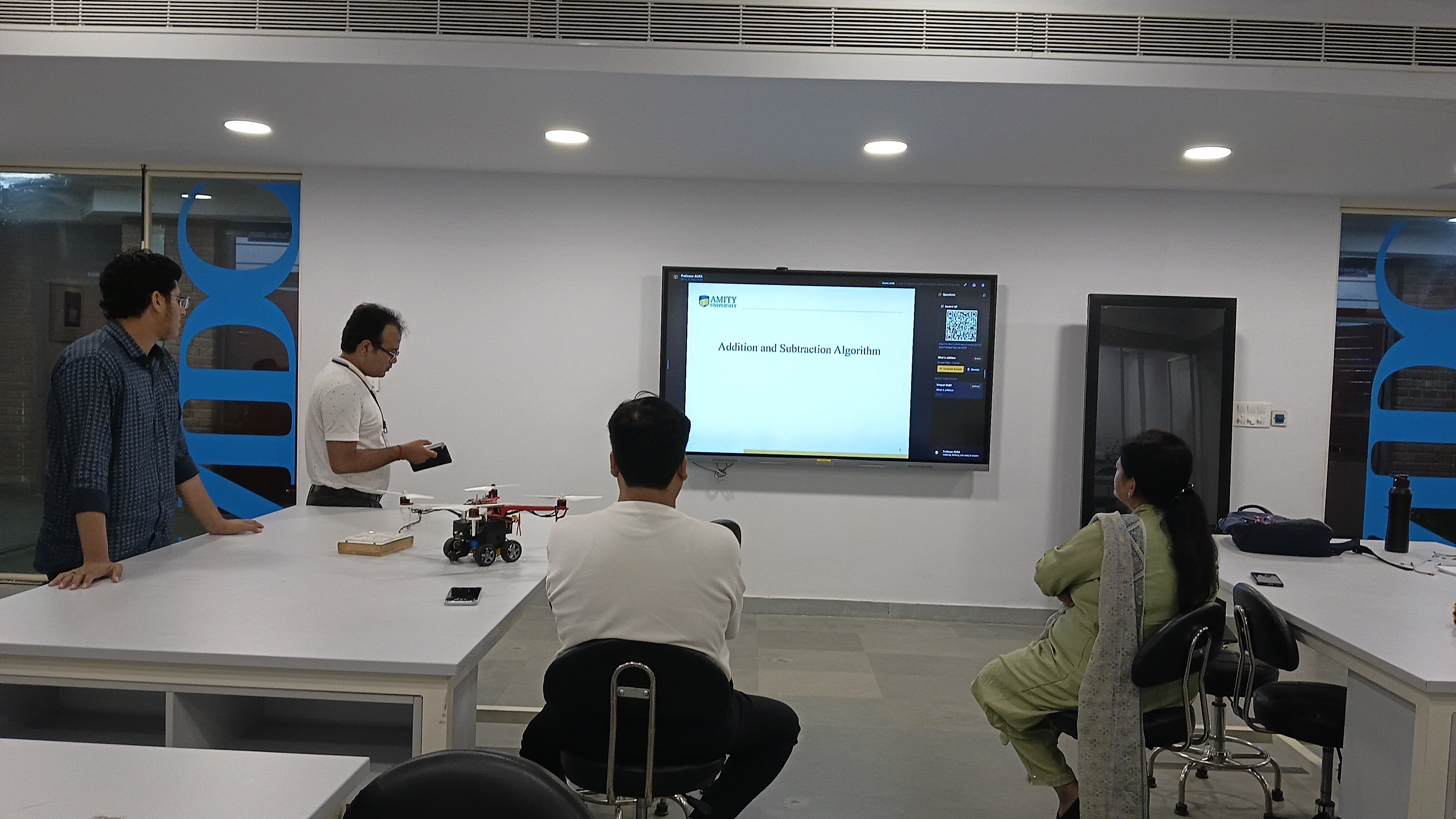 Session on Startup Funding by Gautaam Jhha at Amity Innovation Design Centre (AIDC)