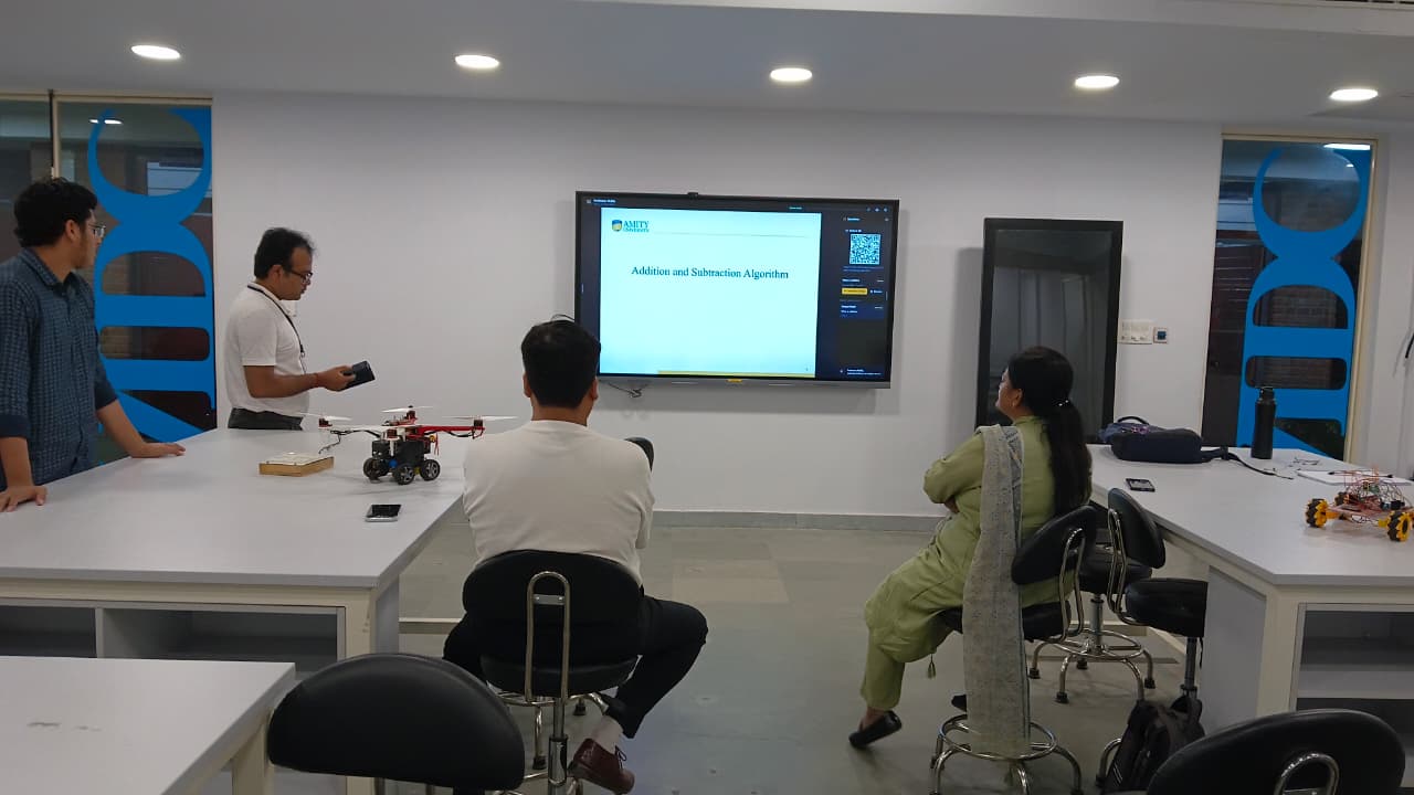 Session on Startup Funding by Gautaam Jhha at Amity Innovation Design Centre (AIDC)