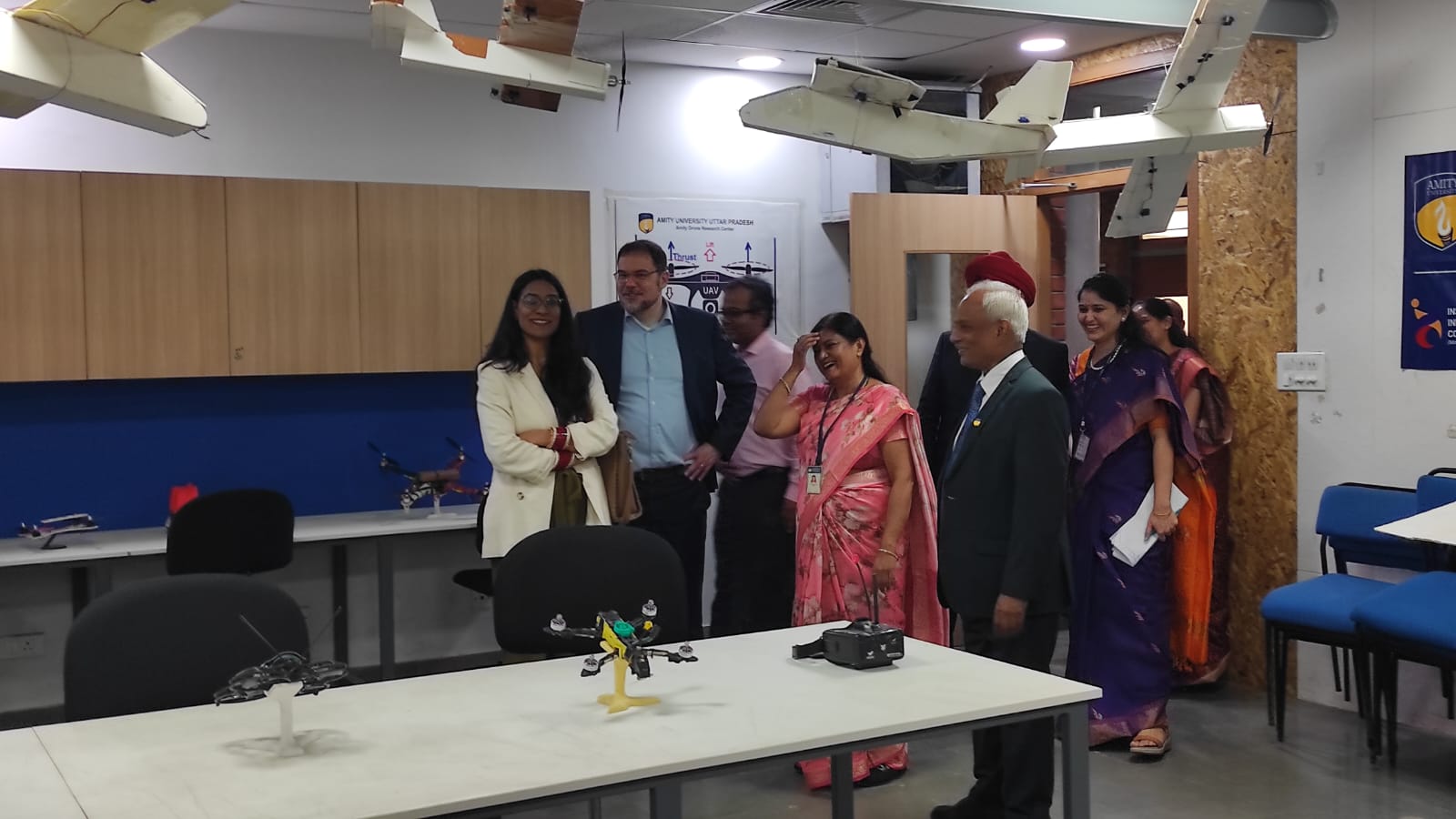 Eutelsat Group Delegation Visits Amity Innovation and Design Center