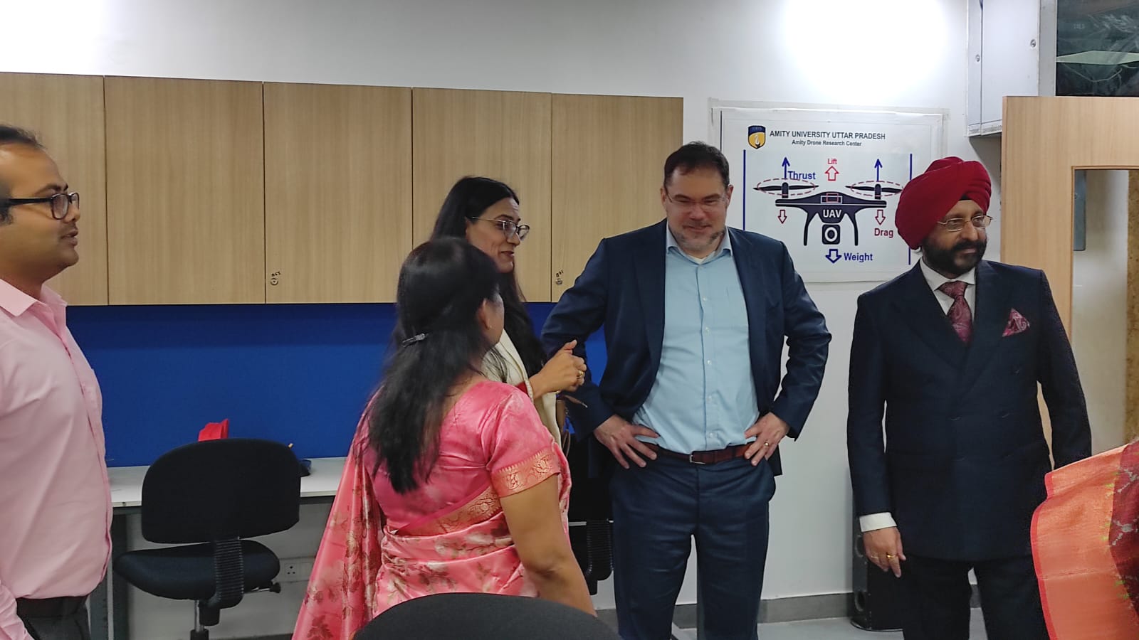 Eutelsat Group Delegation Visits Amity Innovation and Design Center