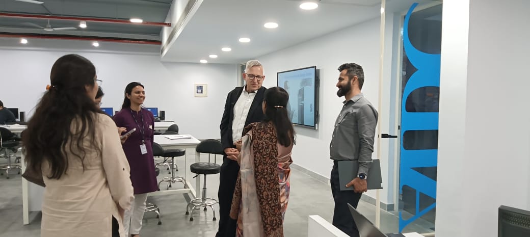 Visit of Mr. Rainer Horn, MD from Novaspace to AIDC