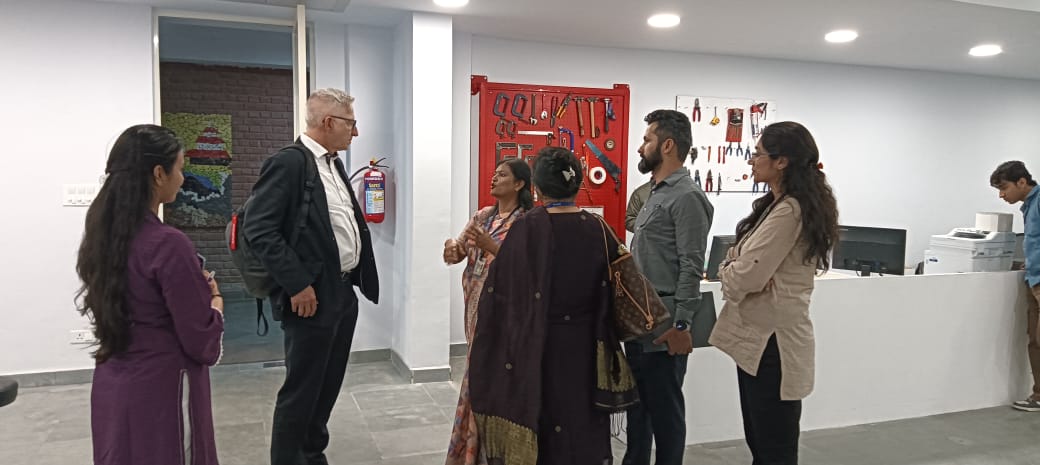Visit of Mr. Rainer Horn, MD from Novaspace to AIDC