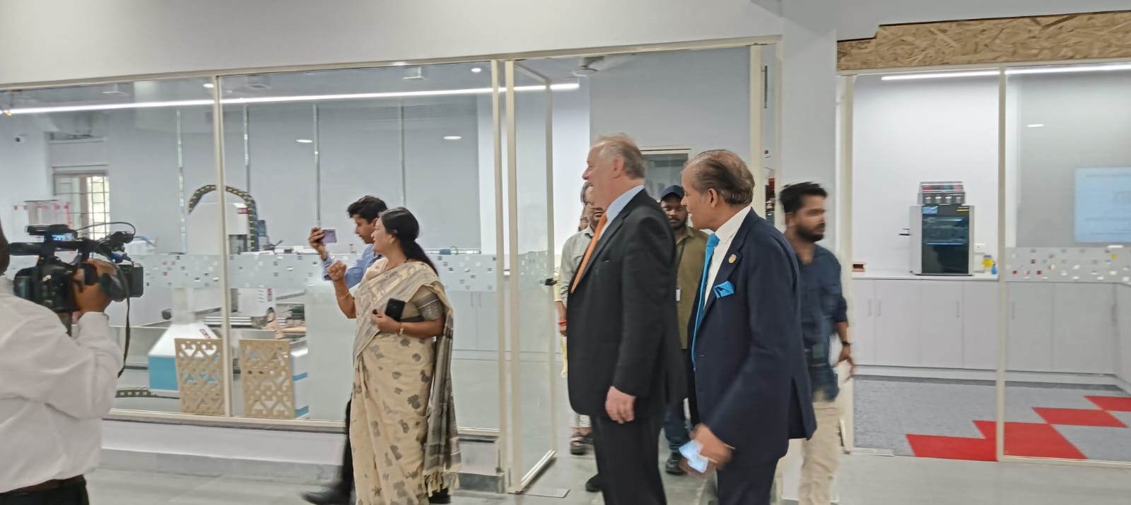 "Campus Tour and Amity Innovation & Design Center Lab Visit for Mr. Andrew Butler"