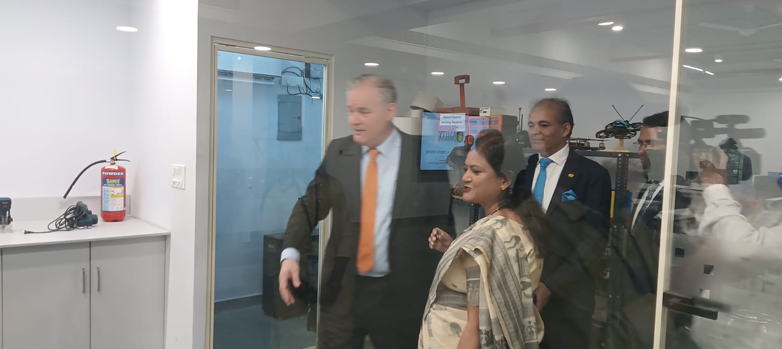"Campus Tour and Amity Innovation & Design Center Lab Visit for Mr. Andrew Butler"