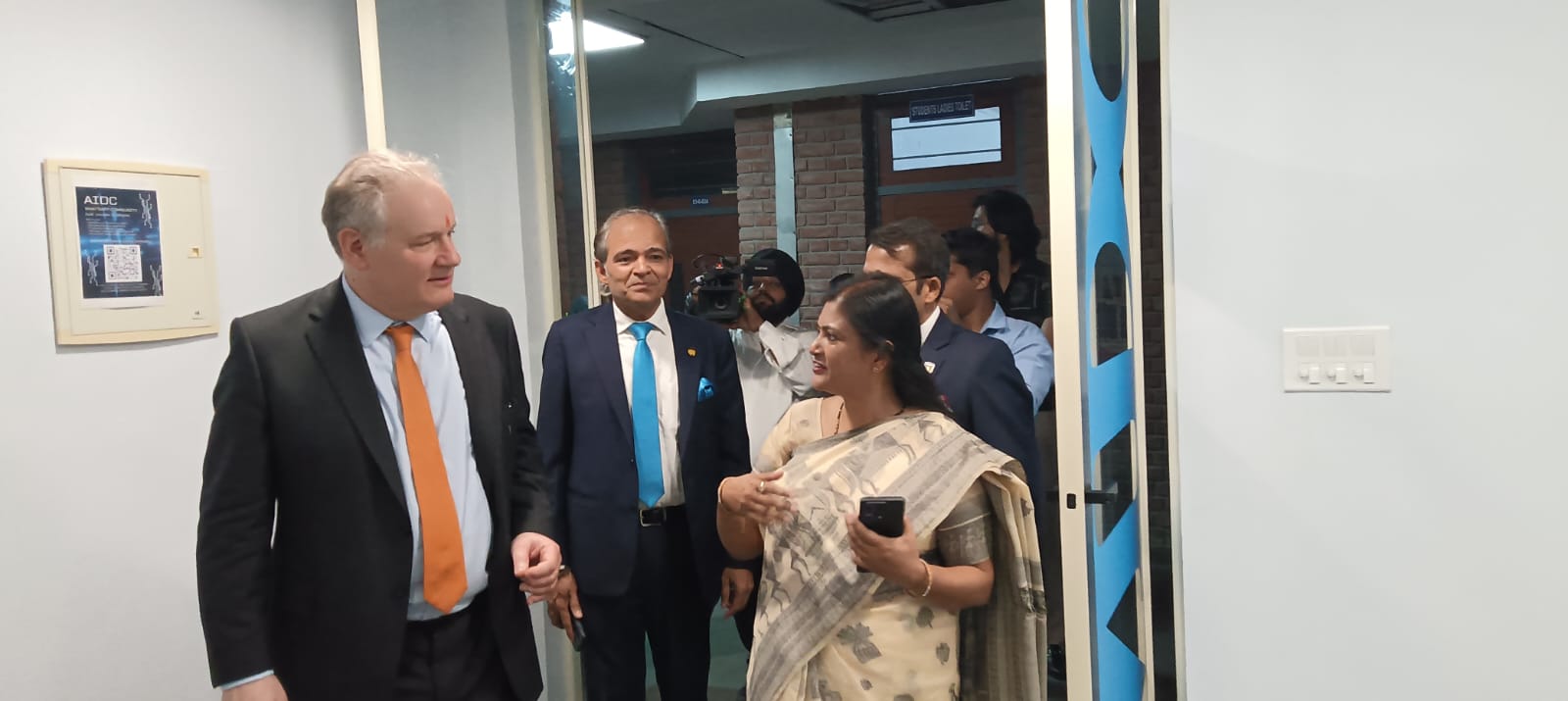 "Campus Tour and Amity Innovation & Design Center Lab Visit for Mr. Andrew Butler"