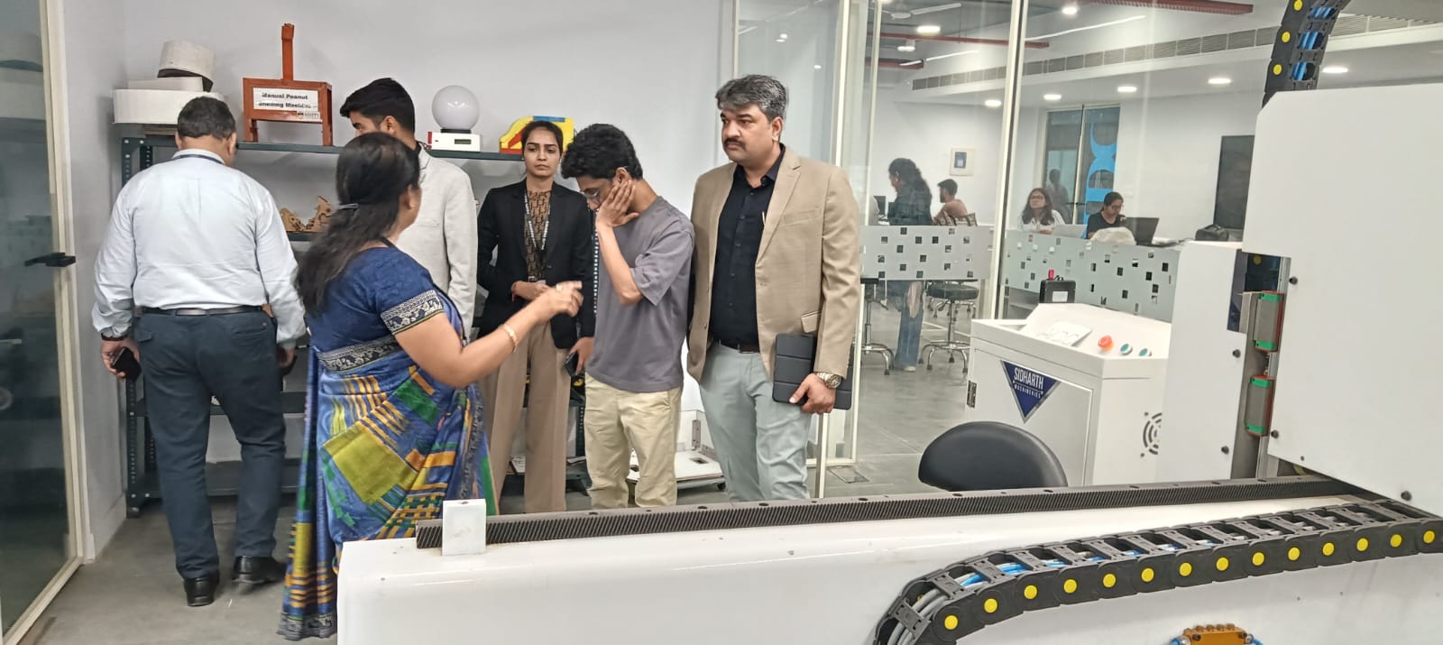 "Falco Robotics Pvt. Ltd. and ADAS Technology Ltd. visited the AIDC/Drone Lab."