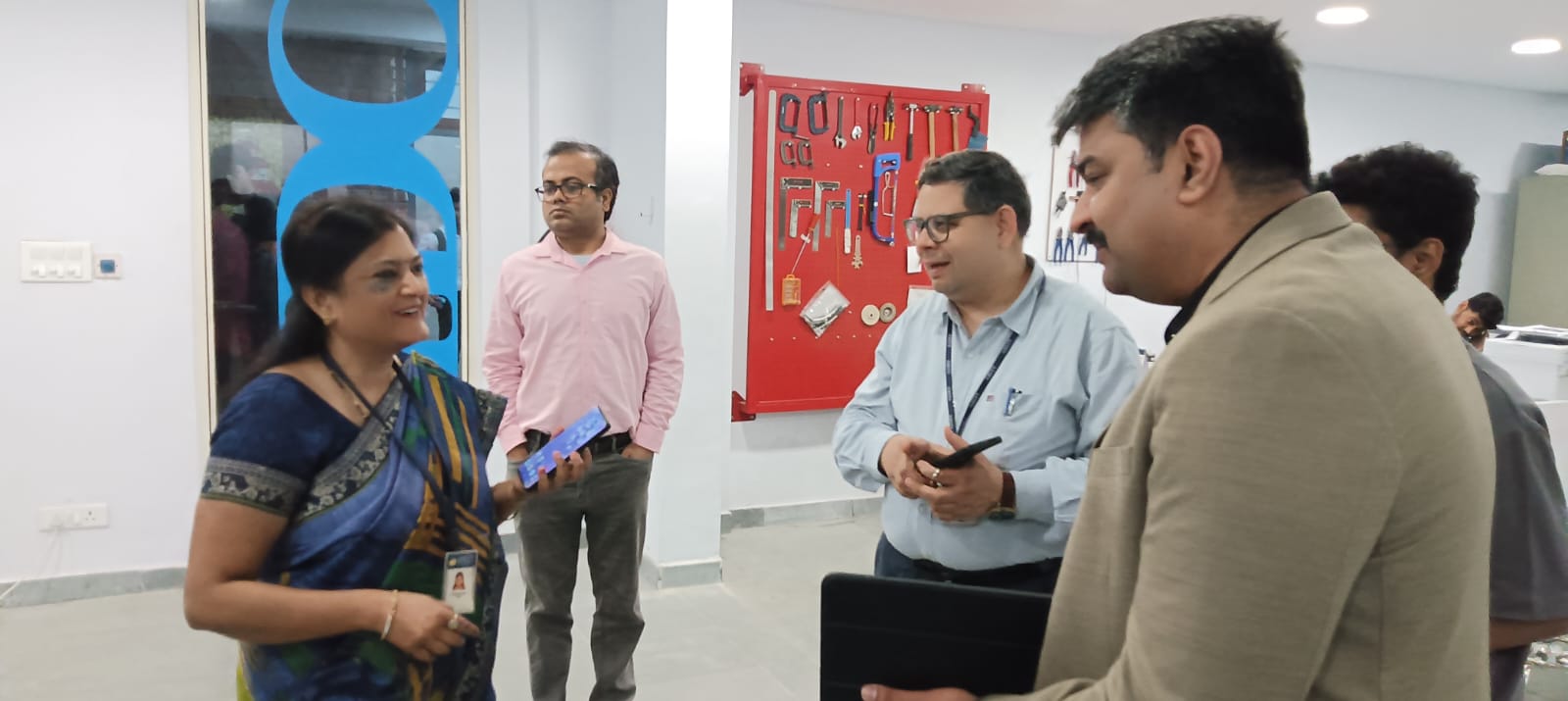 "Falco Robotics Pvt. Ltd. and ADAS Technology Ltd. visited the AIDC/Drone Lab."