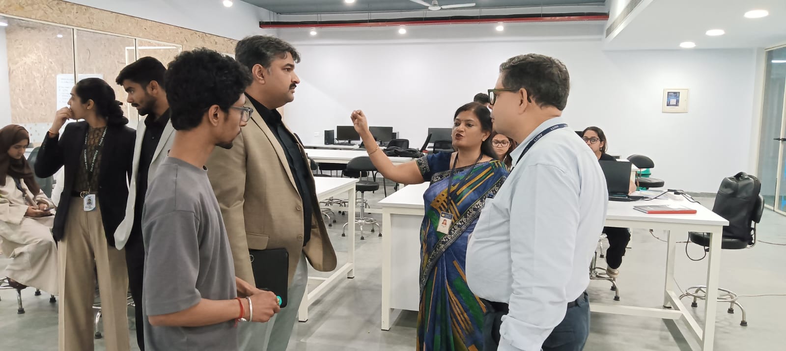 "Falco Robotics Pvt. Ltd. and ADAS Technology Ltd. visited the AIDC/Drone Lab."