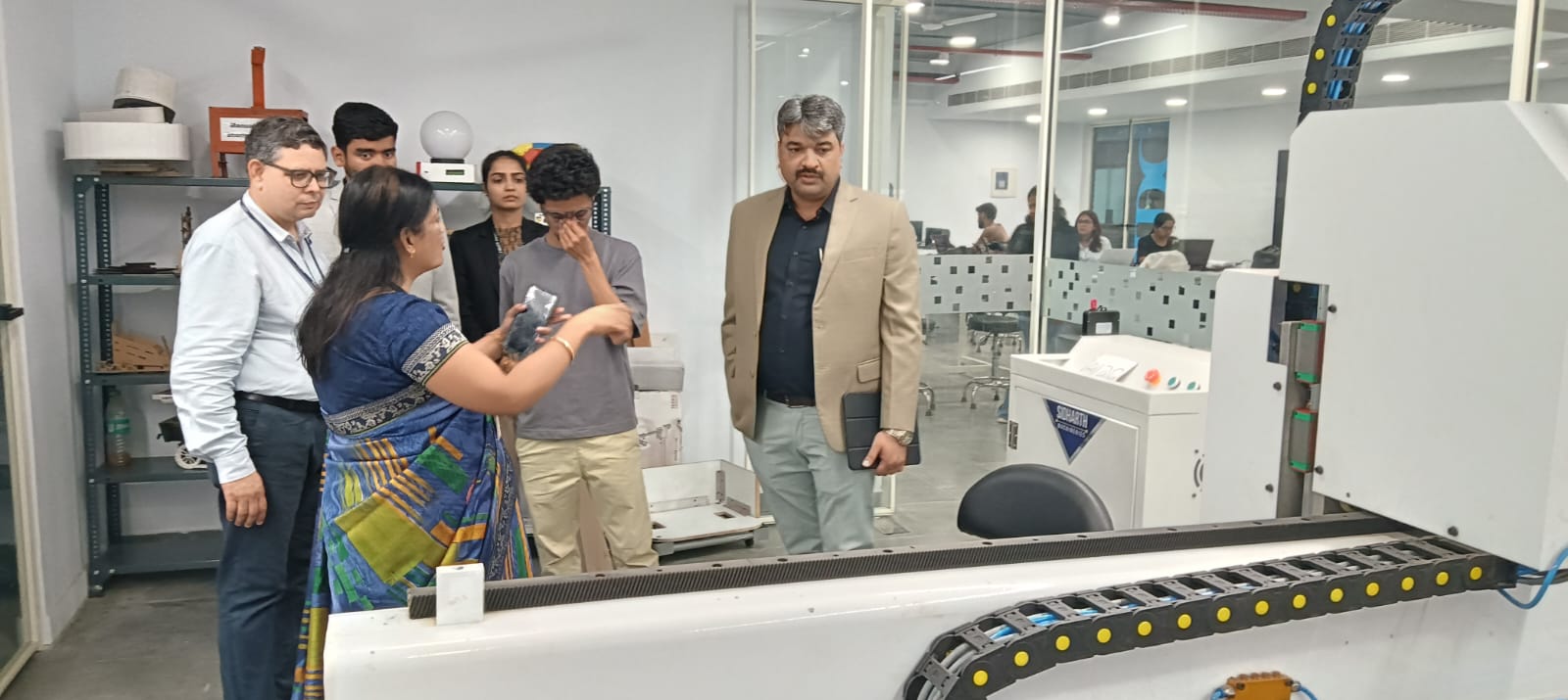 "Falco Robotics Pvt. Ltd. and ADAS Technology Ltd. visited the AIDC/Drone Lab."