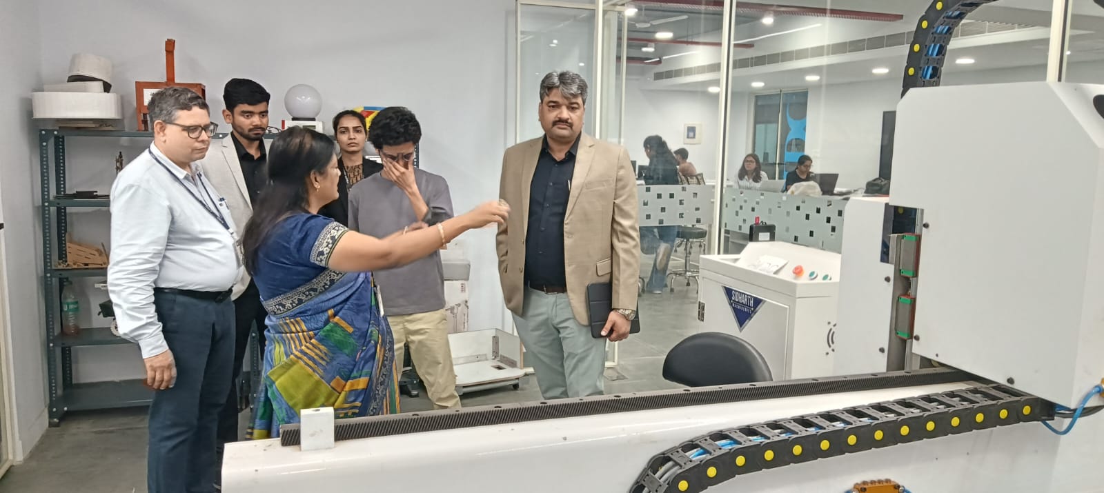"Falco Robotics Pvt. Ltd. and ADAS Technology Ltd. visited the AIDC/Drone Lab."