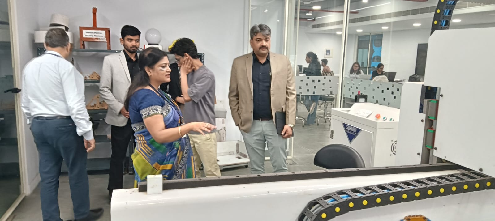 "Falco Robotics Pvt. Ltd. and ADAS Technology Ltd. visited the AIDC/Drone Lab."