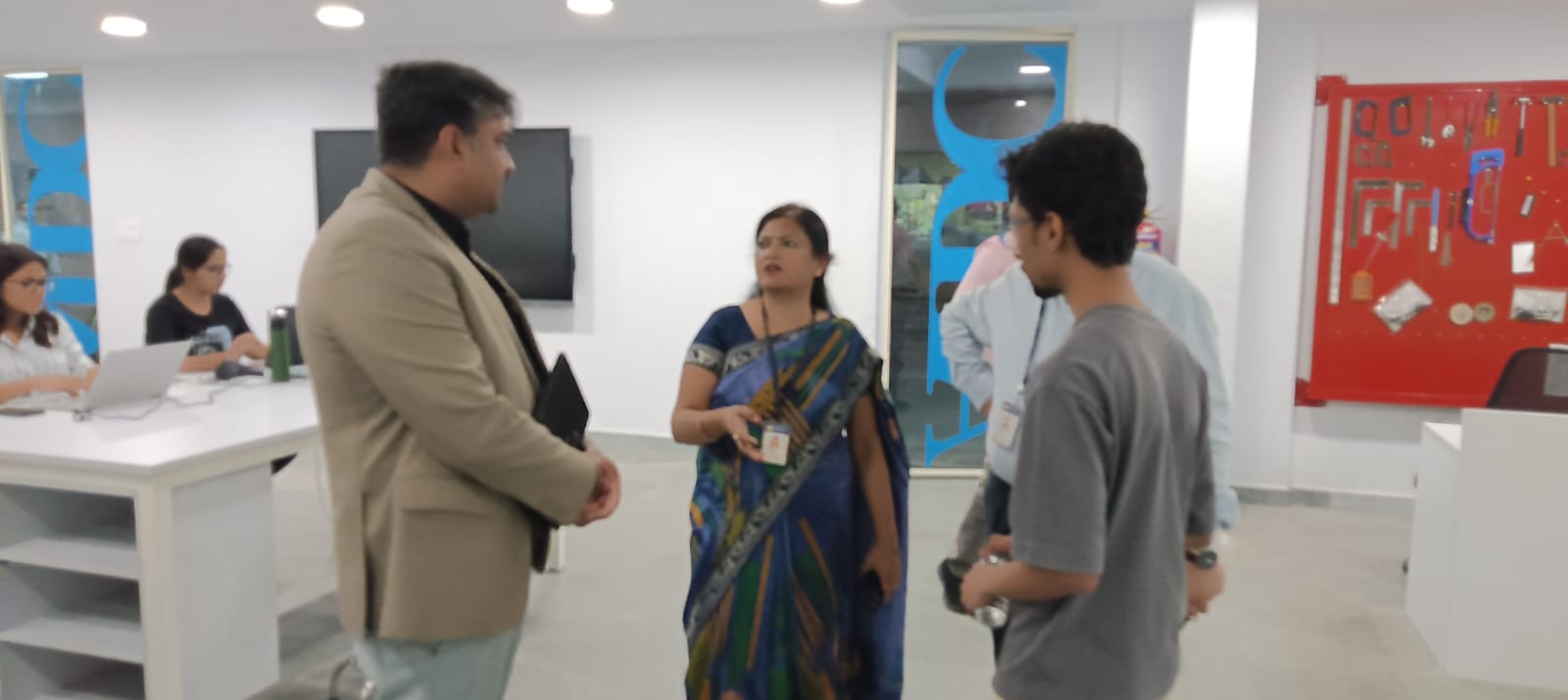 "Falco Robotics Pvt. Ltd. and ADAS Technology Ltd. visited the AIDC/Drone Lab."