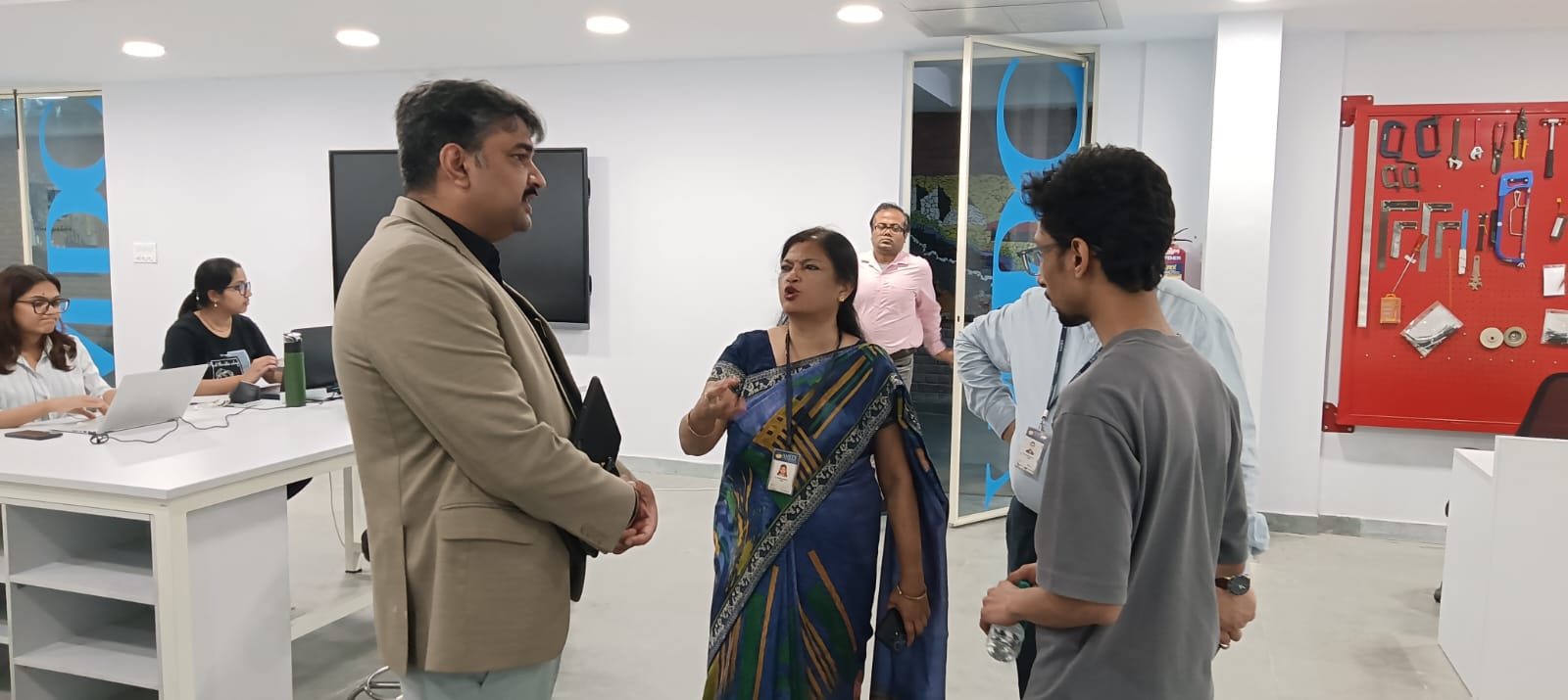 "Falco Robotics Pvt. Ltd. and ADAS Technology Ltd. visited the AIDC/Drone Lab."