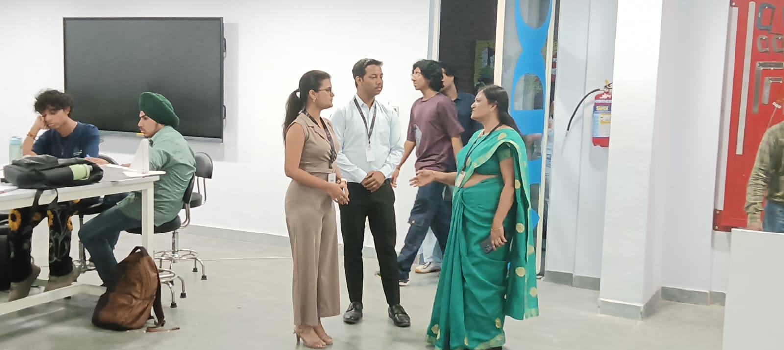"Enroler Innovations Private Limited visited the AIDC/Drone Lab."