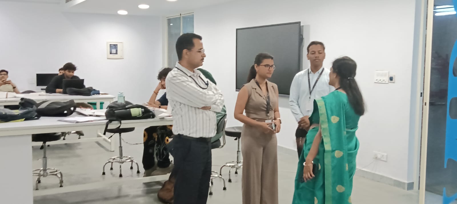 "Enroler Innovations Private Limited visited the AIDC/Drone Lab."