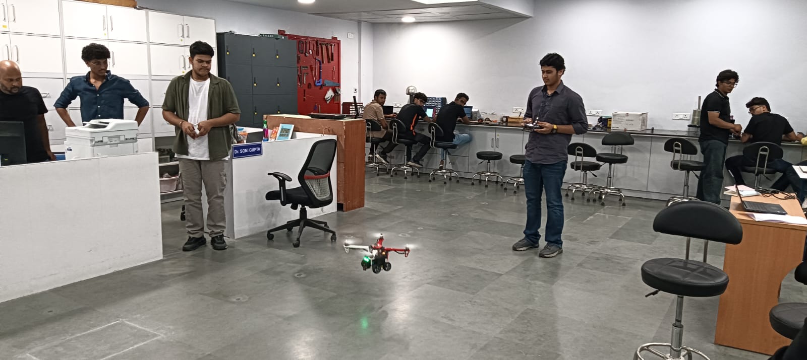Guest of Dr. J.S. Sodhi Visited Amity Innovation & Design Center