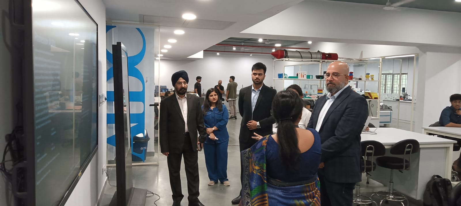 Guest of Dr. J.S. Sodhi Visited Amity Innovation & Design Center
