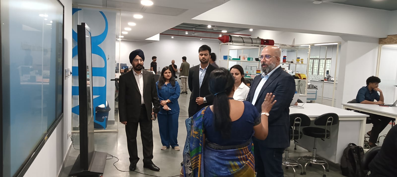 Guest of Dr. J.S. Sodhi Visited Amity Innovation & Design Center