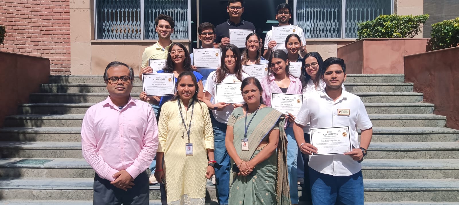 IIC Volunteers Certification Distribution Ceremony