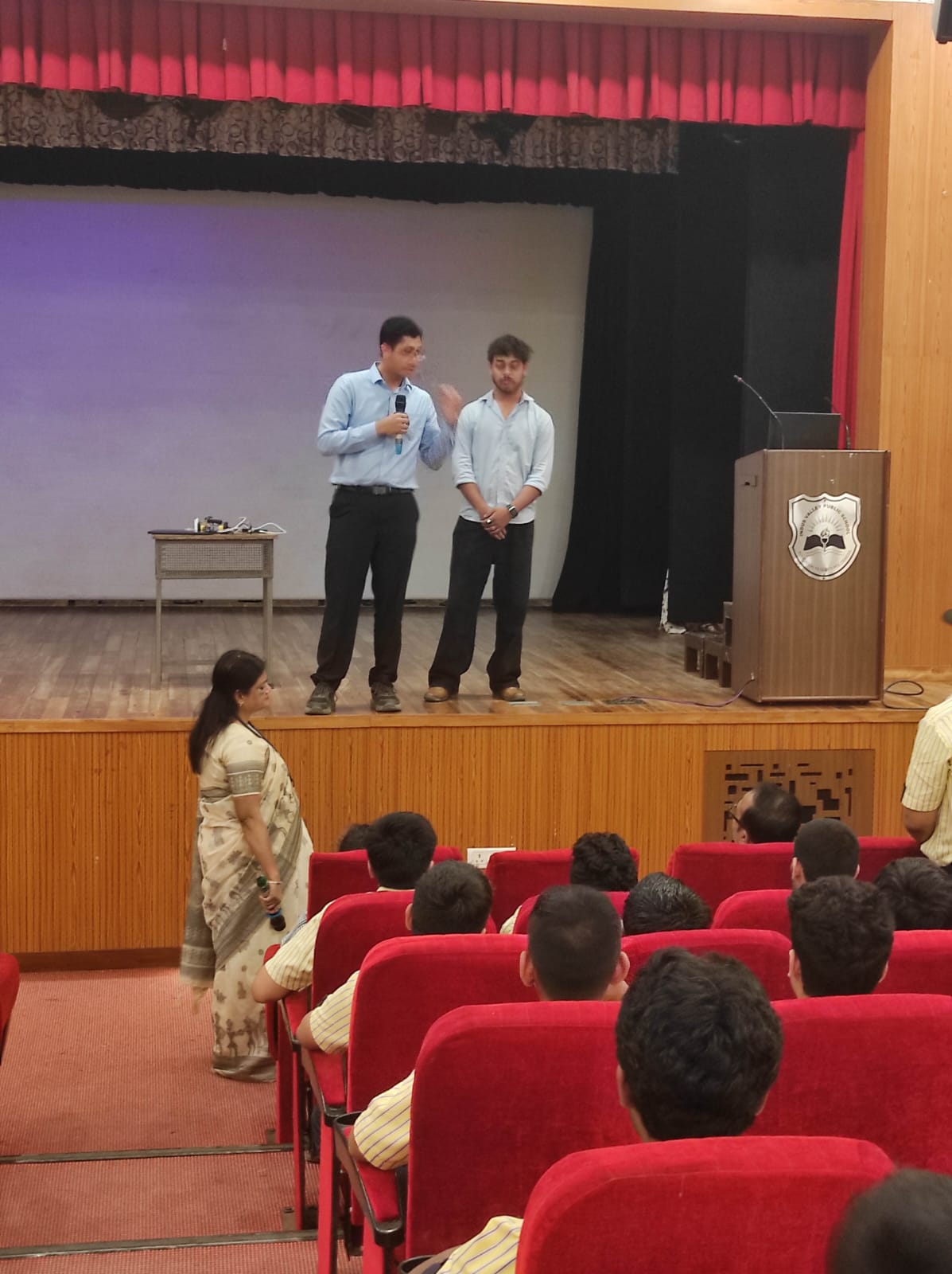 "Students of Indus Valley Public School visited the Amity Innovation & Design Center."