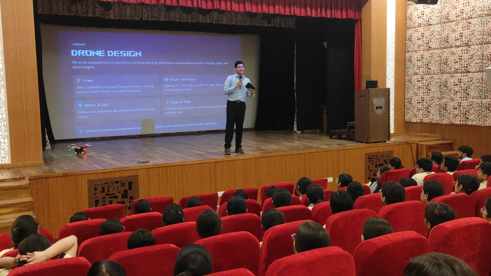 "Students of Indus Valley Public School visited the Amity Innovation & Design Center."