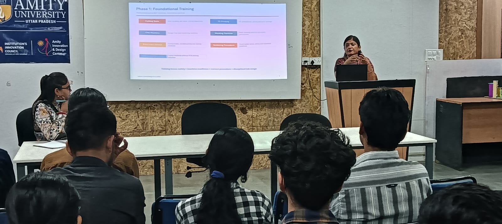 "Orientation Program for the Summer Internship at the Amity Innovation & Design Center."