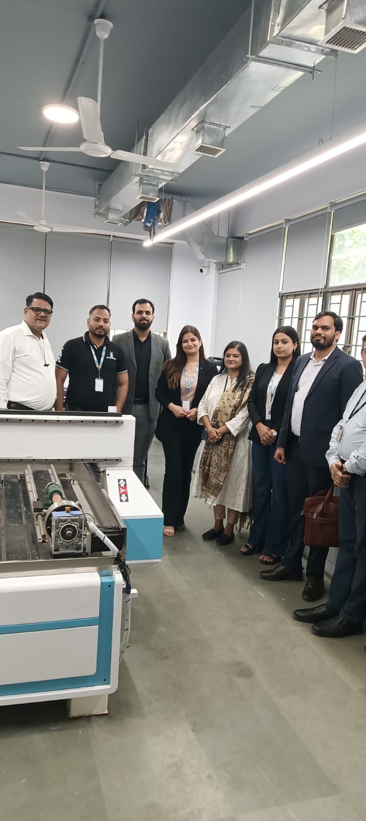 STEMROBO Technologies visited the Amity Innovation and Design Centre."