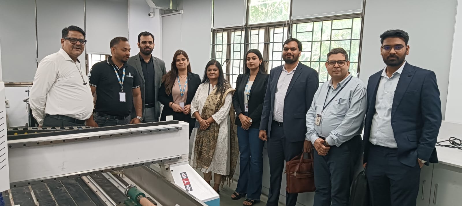 STEMROBO Technologies visited the Amity Innovation and Design Centre."