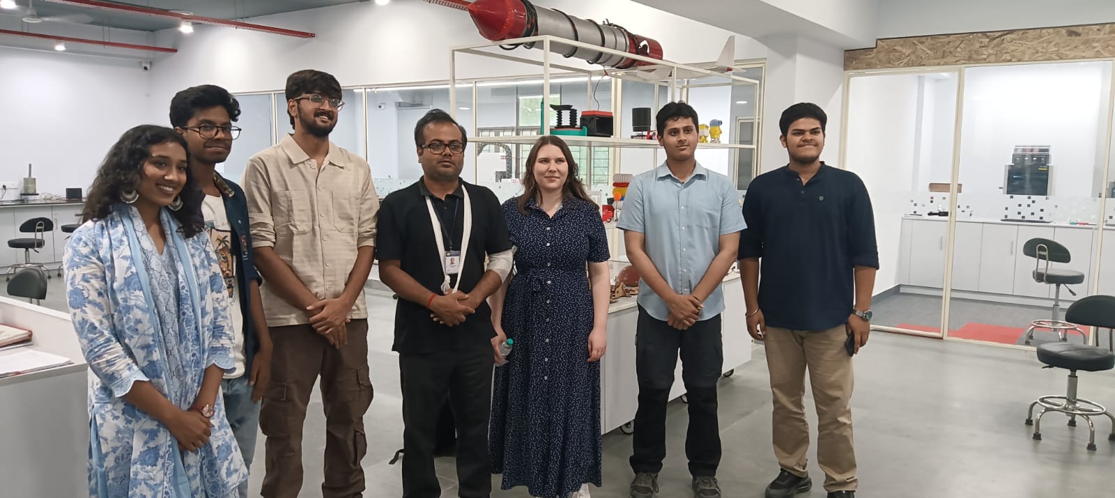 Dr. Olga Gich from Russia's Far Eastern Federal University (FEFU) visited Amity Innovation & Design Center