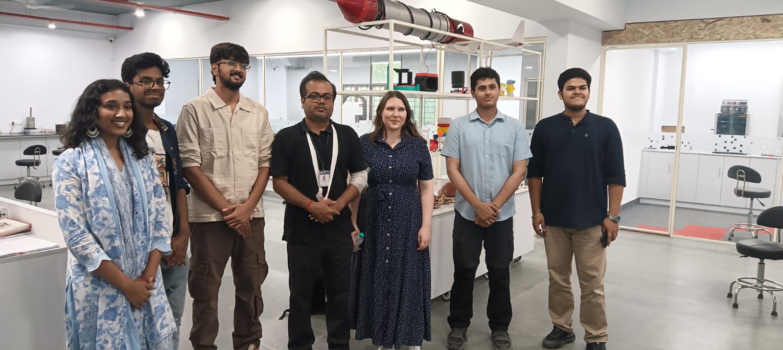 Dr. Olga Gich from Russia's Far Eastern Federal University (FEFU) visited Amity Innovation & Design Center