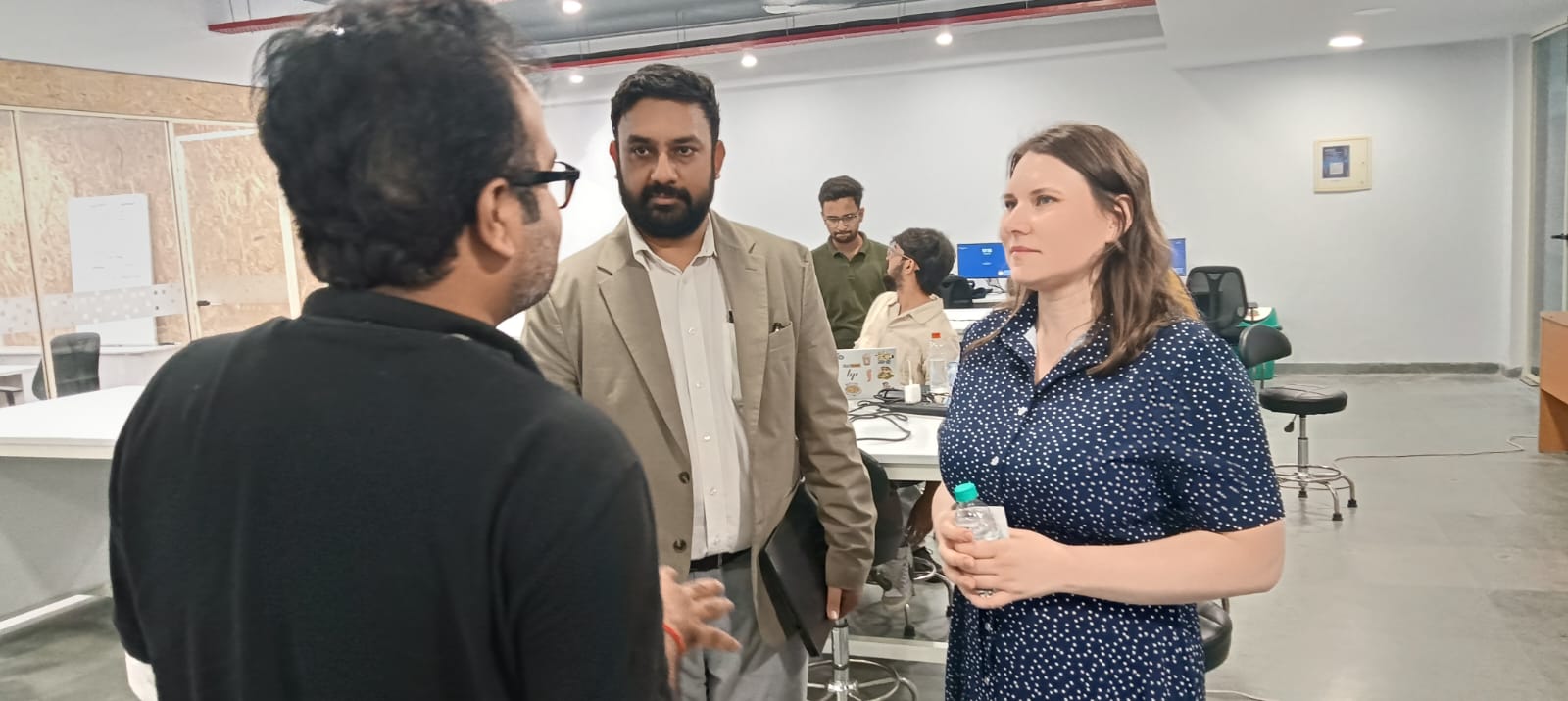 Dr. Olga Gich from Russia's Far Eastern Federal University (FEFU) visited Amity Innovation & Design Center