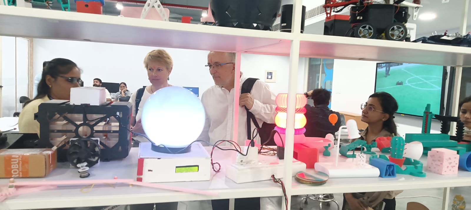 "The Hungarian European delegation visited the Amity Innovation & Design Centre."