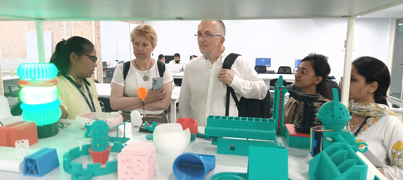 "The Hungarian European delegation visited the Amity Innovation & Design Centre."
