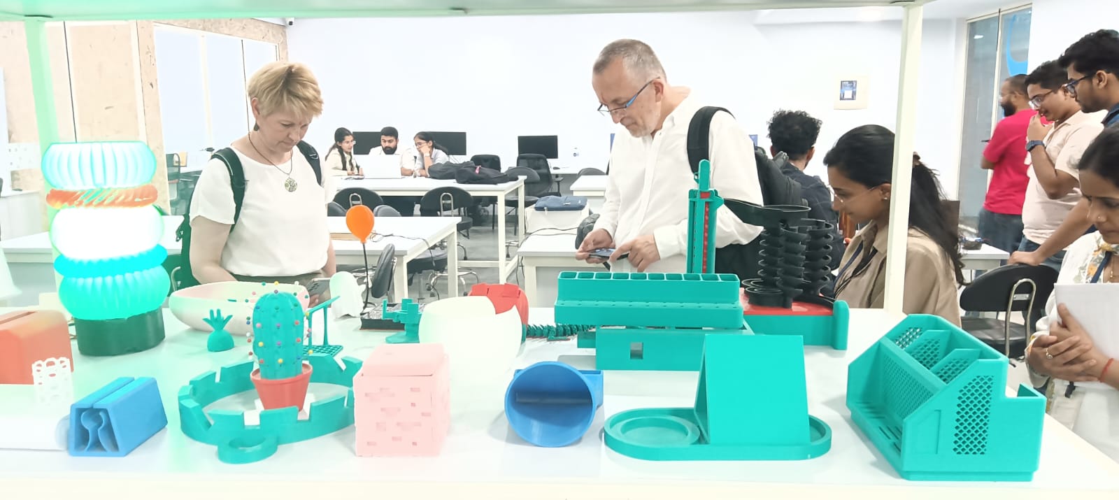 "The Hungarian European delegation visited the Amity Innovation & Design Centre."