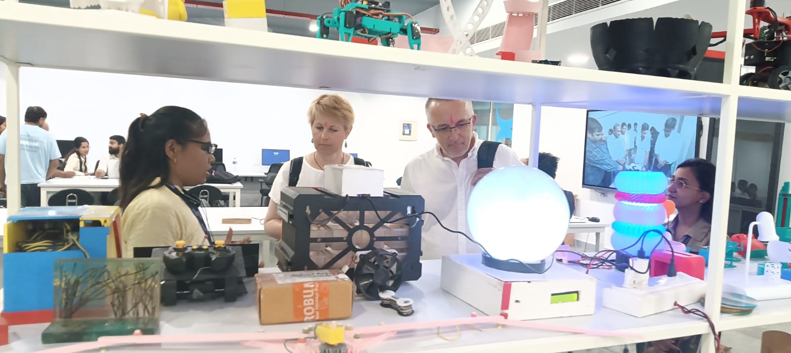 "The Hungarian European delegation visited the Amity Innovation & Design Centre."