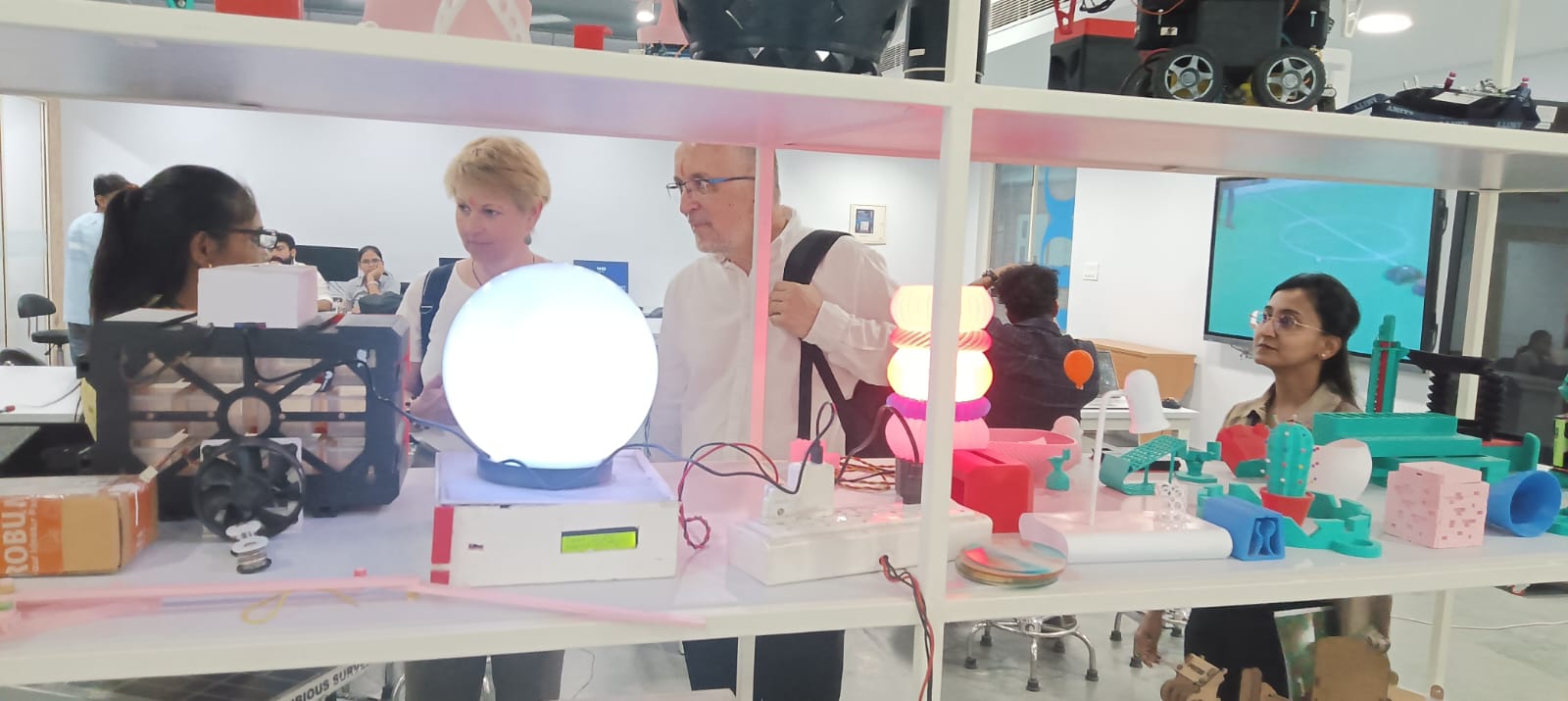"The Hungarian European delegation visited the Amity Innovation & Design Centre."