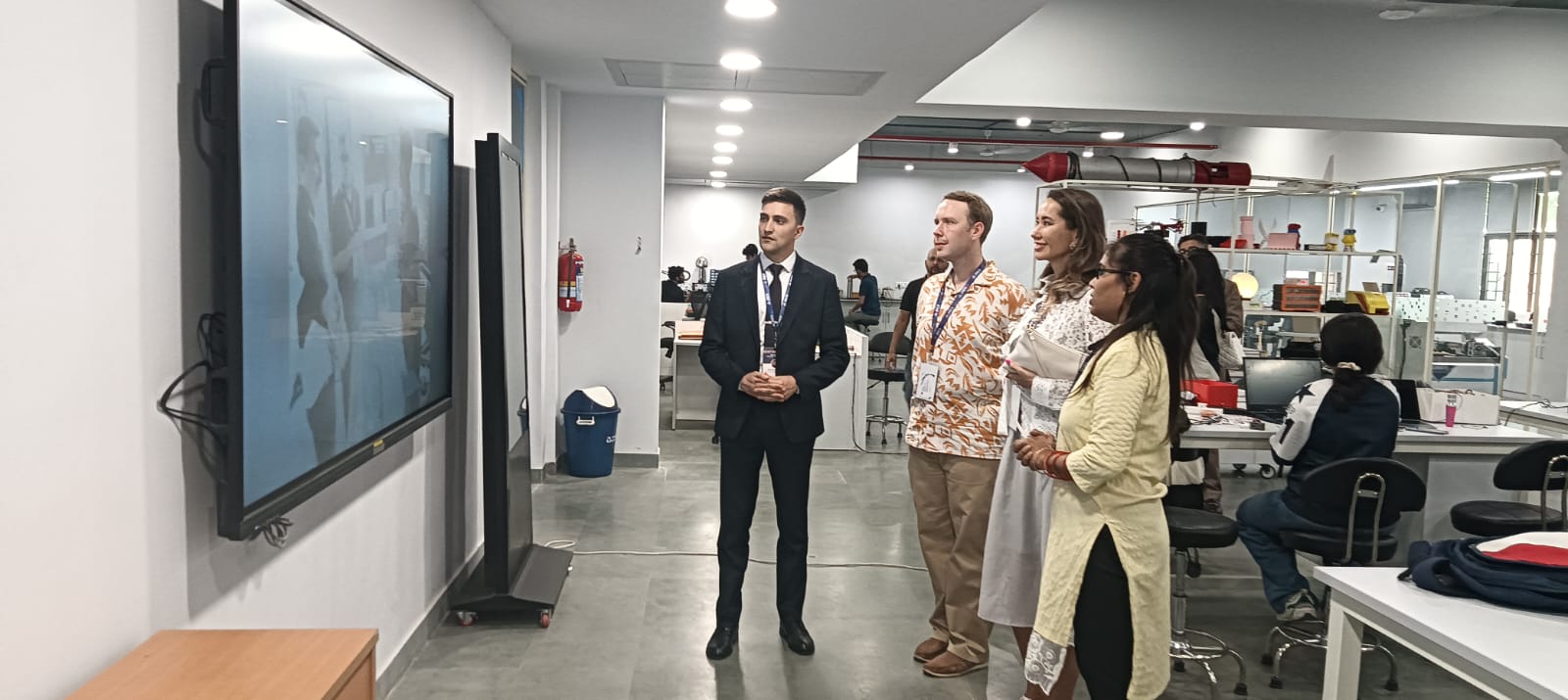 "Russian University Delegates Visit Amity Innovation & Design Centre"