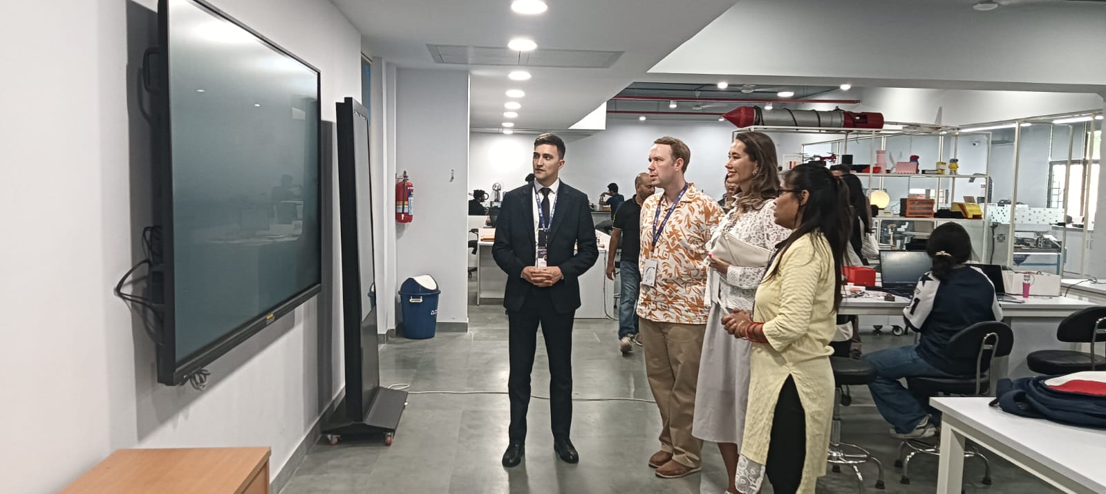 "Russian University Delegates Visit Amity Innovation & Design Centre"