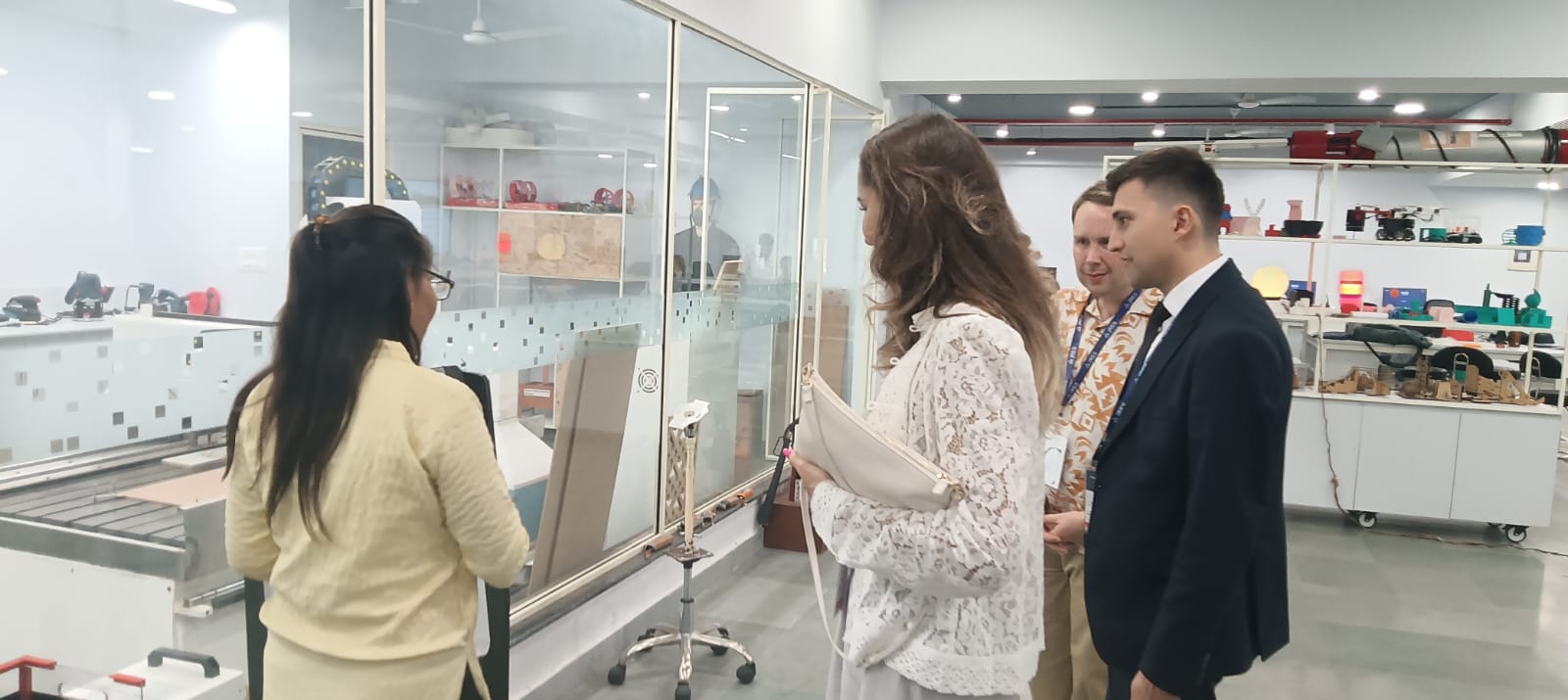 "Russian University Delegates Visit Amity Innovation & Design Centre"