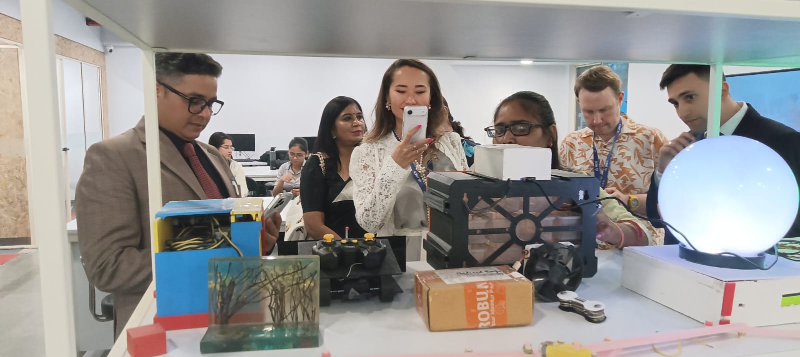 "Russian University Delegates Visit Amity Innovation & Design Centre"