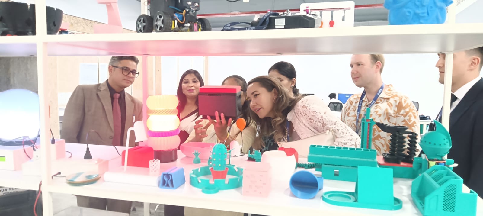 "Russian University Delegates Visit Amity Innovation & Design Centre"