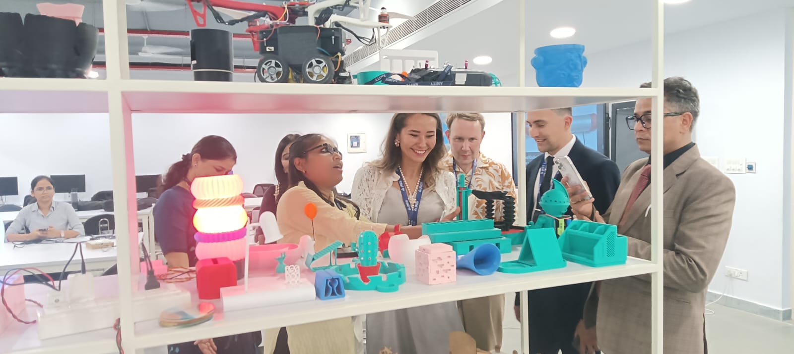 "Russian University Delegates Visit Amity Innovation & Design Centre"