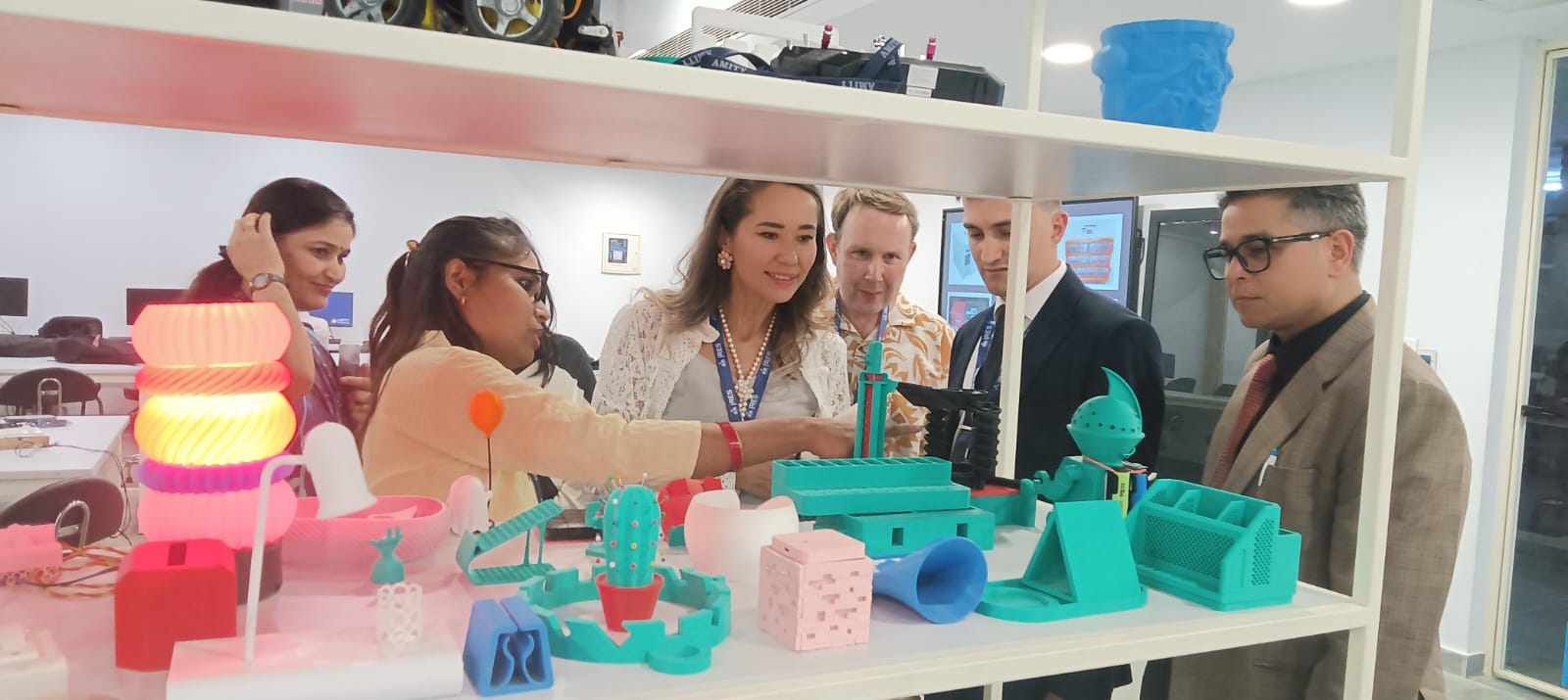 "Russian University Delegates Visit Amity Innovation & Design Centre"